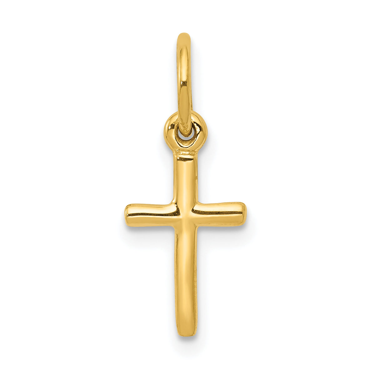 14k Small Cross Charm