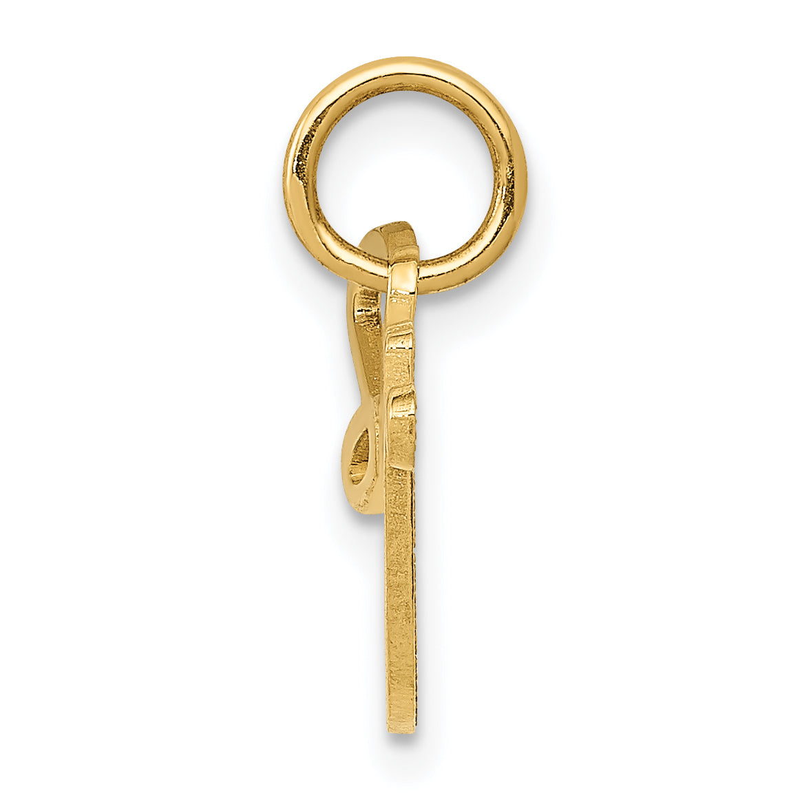 14K Gold SEXY Charm Pendant with Polished Finish  Elegant & Bold Secondary image