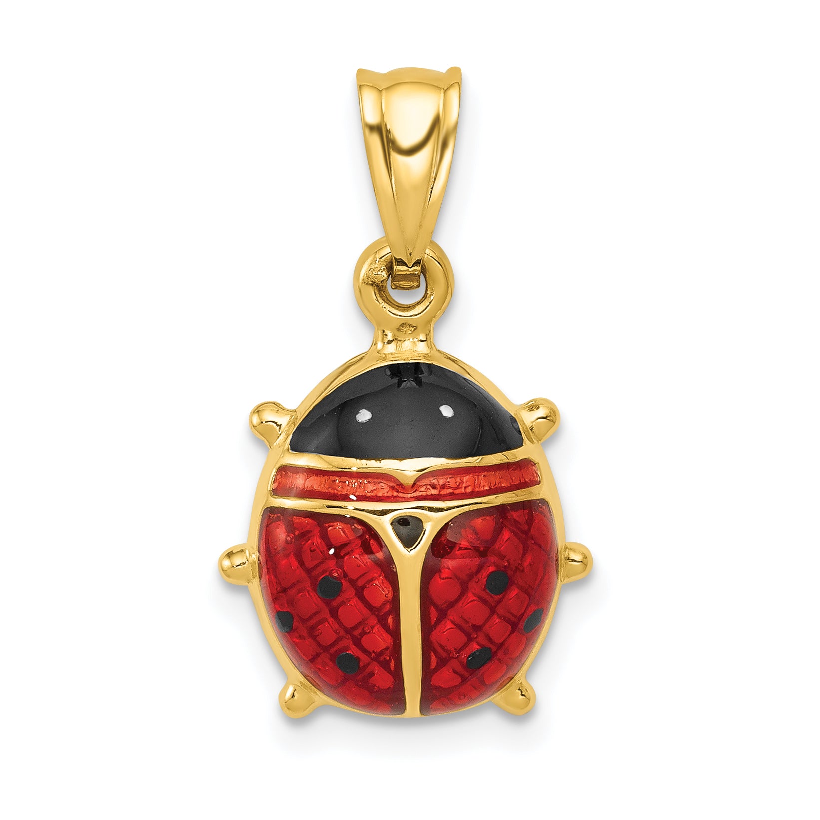 14k Enameled Ladybug Charm Main image