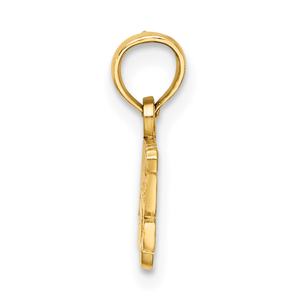 14k GRANDPAS GIRL Charm Secondary image