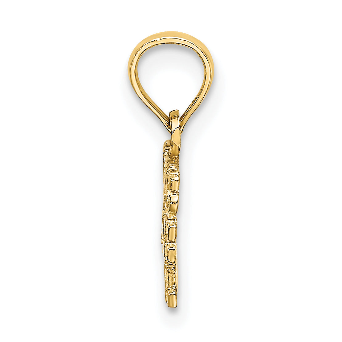 14k DADDYS LITTLE GIRL Charm Secondary image