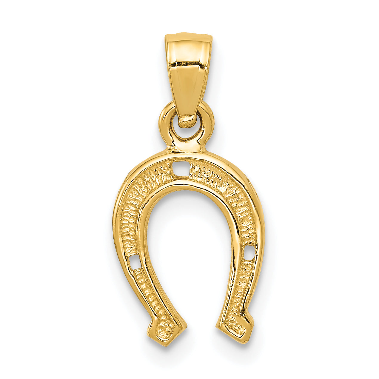 14K Horseshoe Pendant Main image
