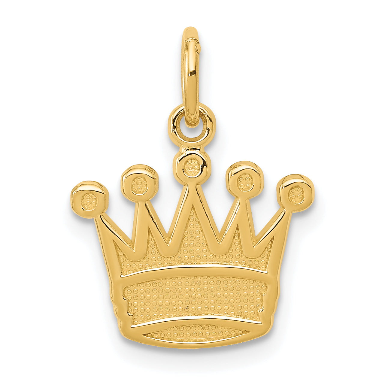 14k Kings Crown Charm