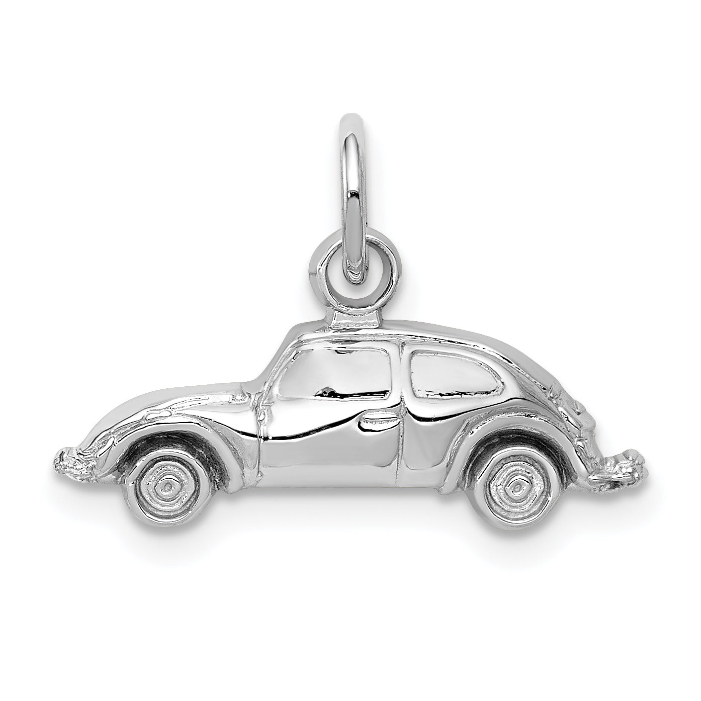 14k White Gold Car Charm Main image