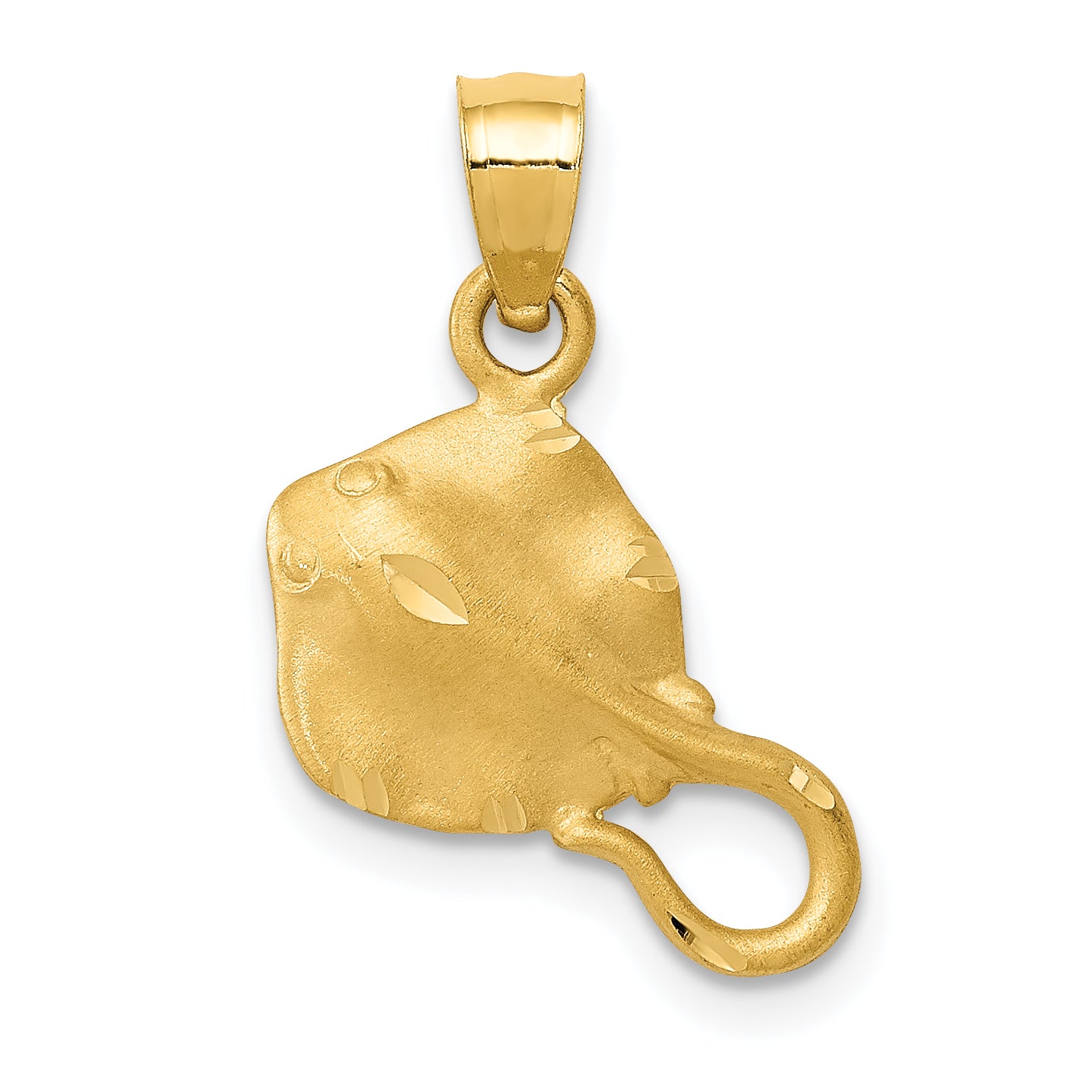 14K Stingray Pendant Main image