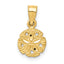 14K Sand Dollar Pendant