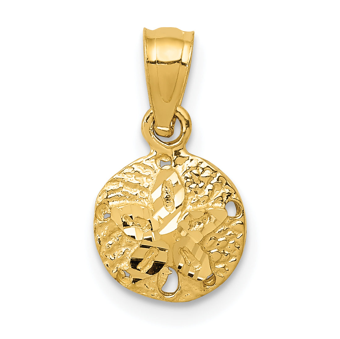 14K Sand Dollar Pendant Main image
