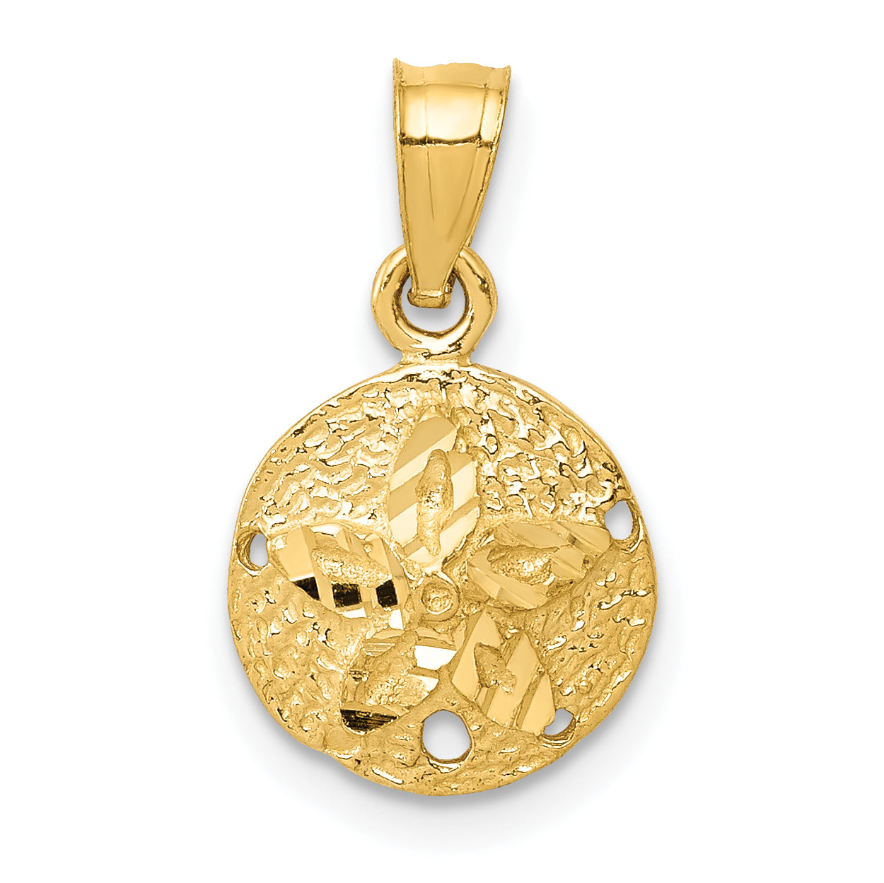 14K Sand Dollar Pendant Main image