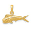 14k Mahi Mahi Fish Pendant