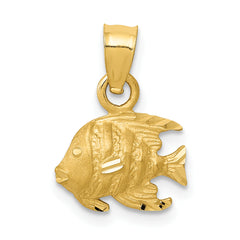 14K Fish Pendant