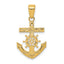 14k Mariner's Cross Pendant