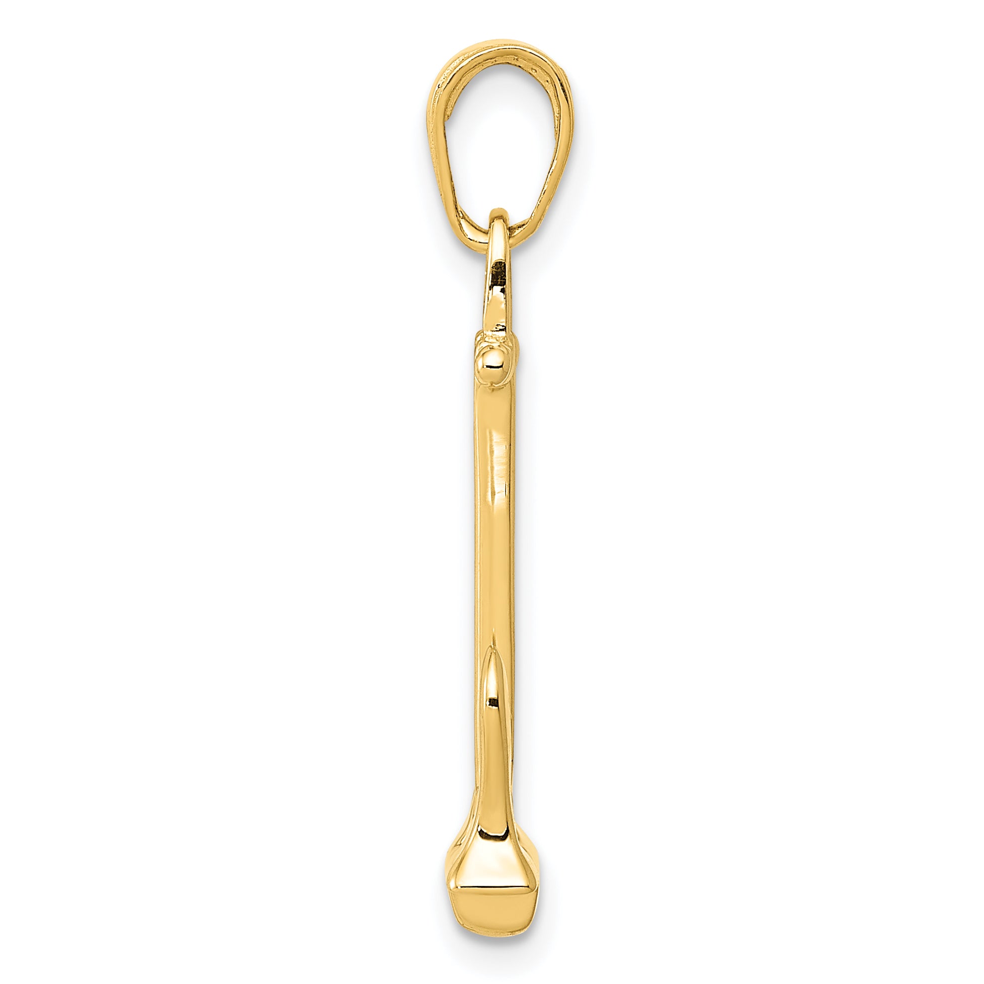 14K Gold 3D Navy Anchor Pendant for Men Solid & Casted