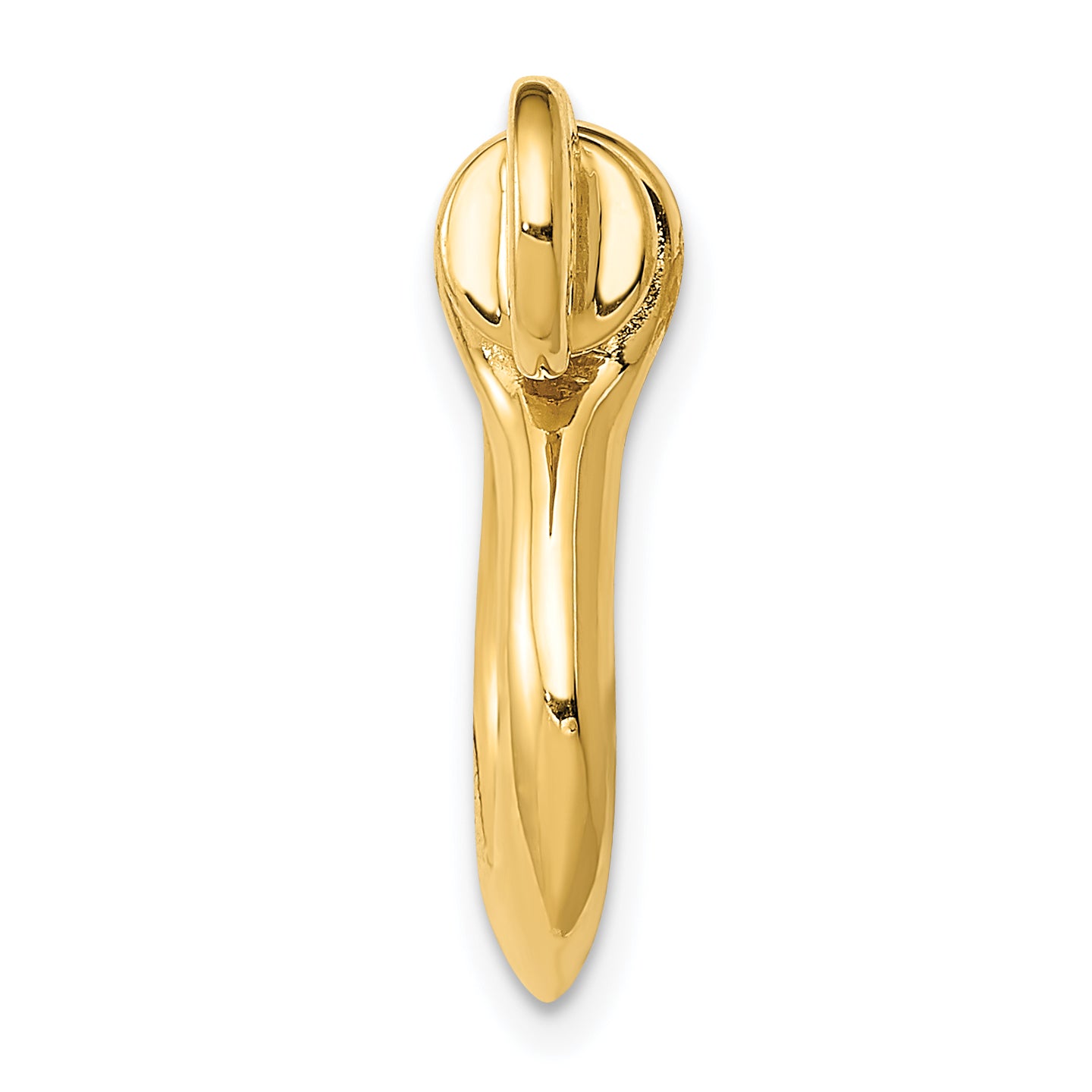 14K  3D Large Shackle Link Pendant