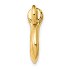 14K Gold 3D Large Shackle Link Pendant for Men  Solid & Cast