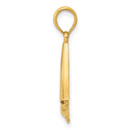 14K Gold Sailboat Pendant for Men  Solid Crafted, Nautical Charm