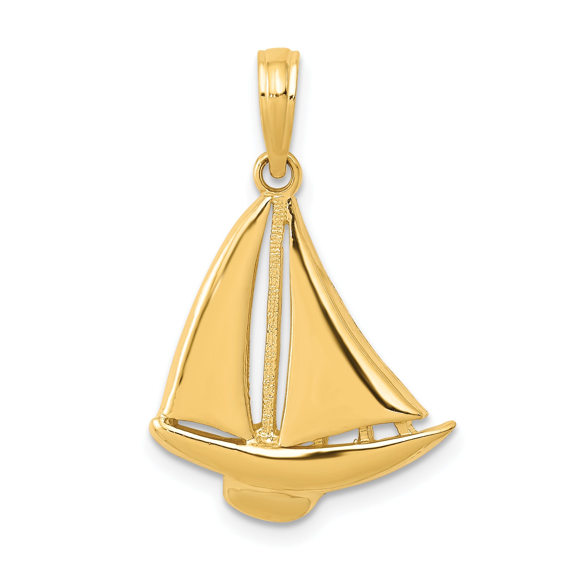 14k Sailboat Pendant Main image