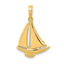 14k Sailboat Pendant