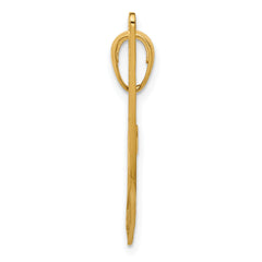 14K Gold Air Boat Pendant for Men  Elegant Solid Cast Design