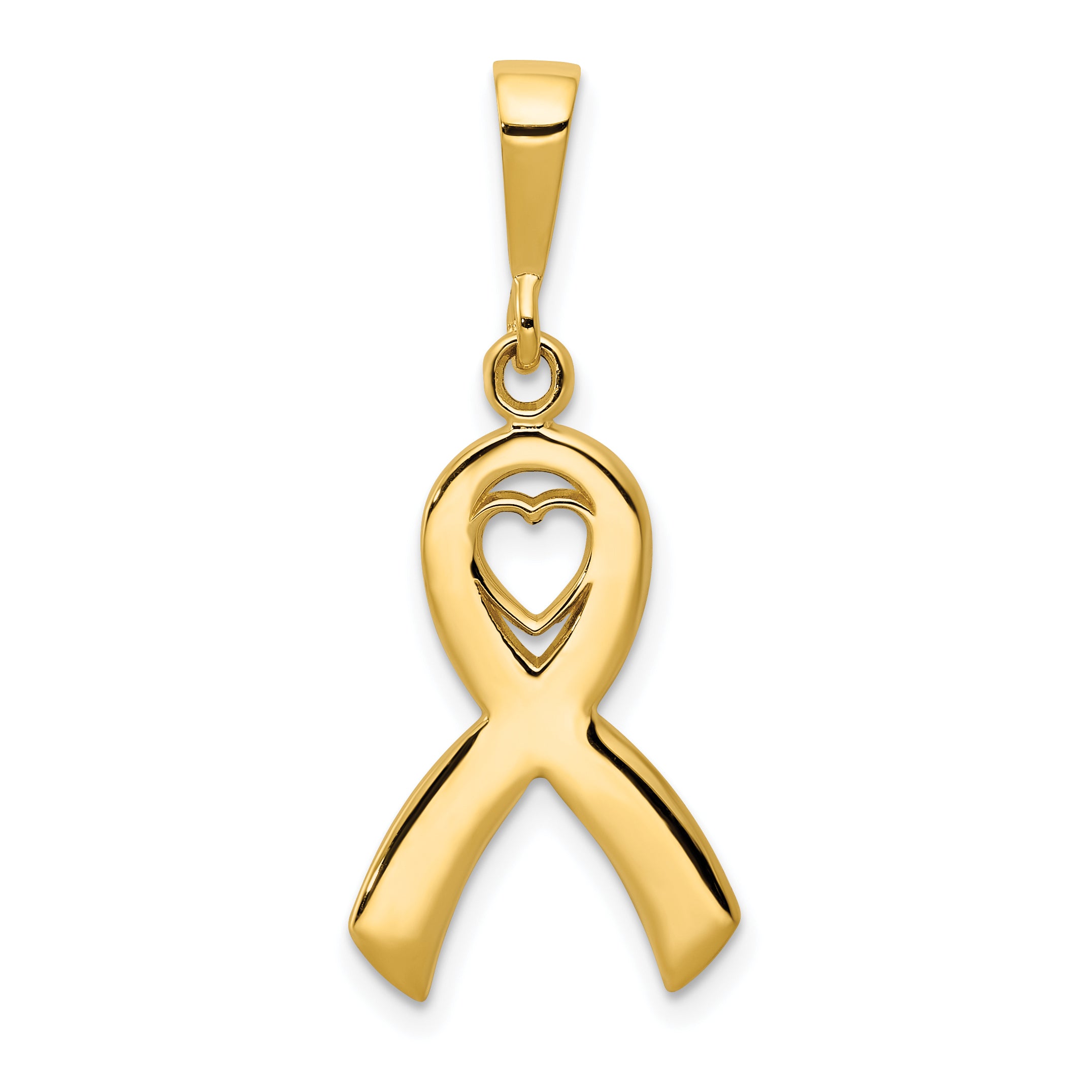 14k Heart In Awareness Pendant Main image