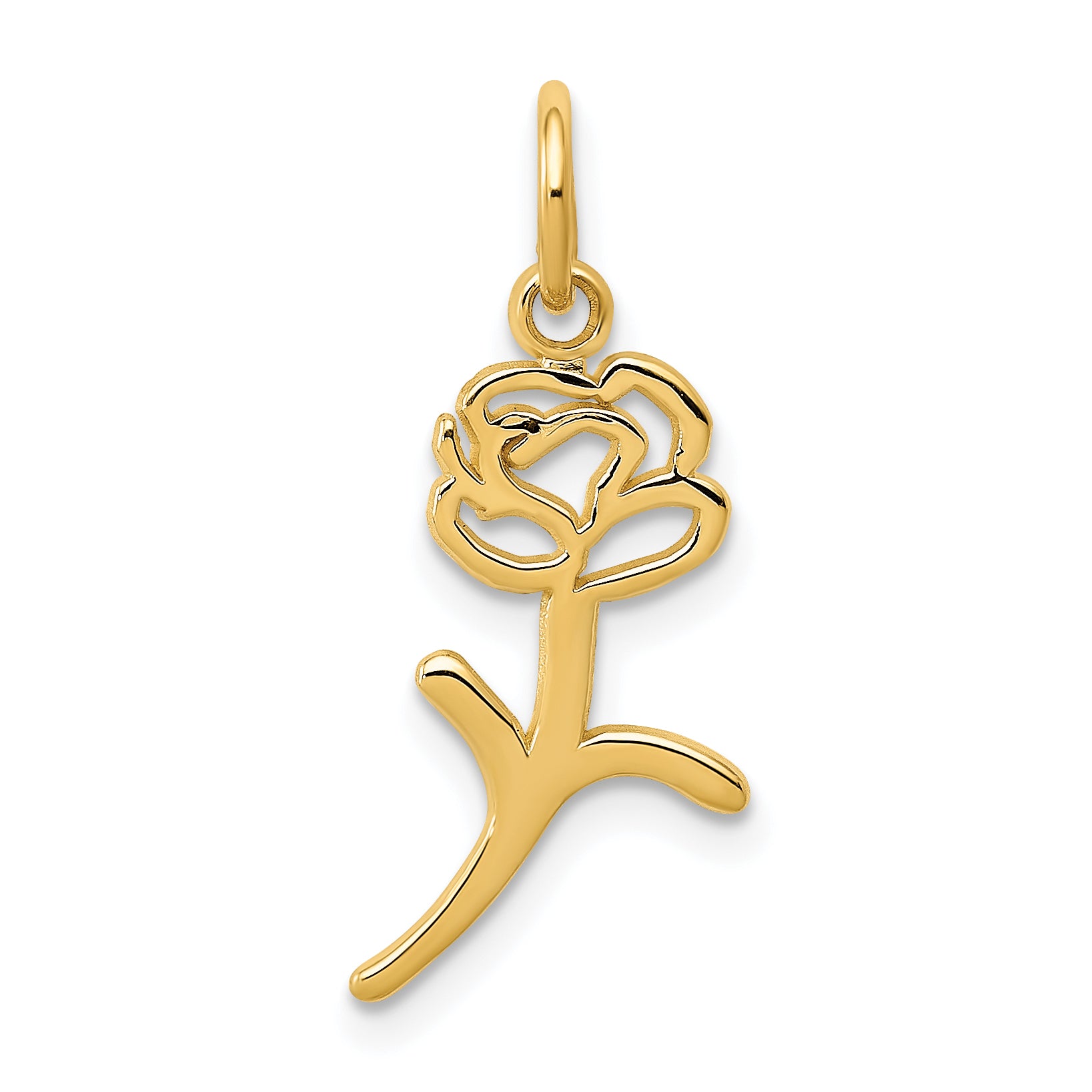 14k Rose Charm Main image