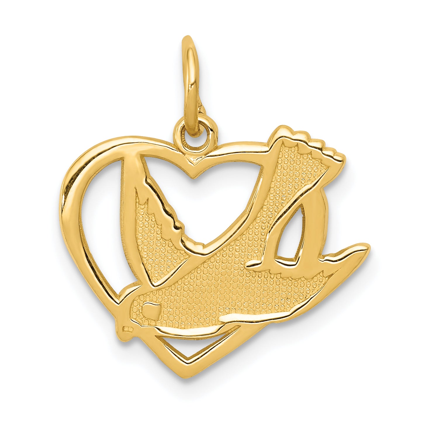 14k Peace Bird Charm Main image