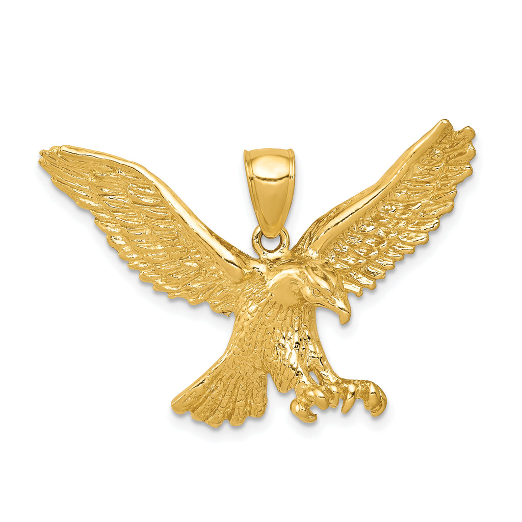 14k Eagle Pendant