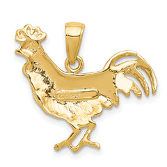 14k Rooster Pendant