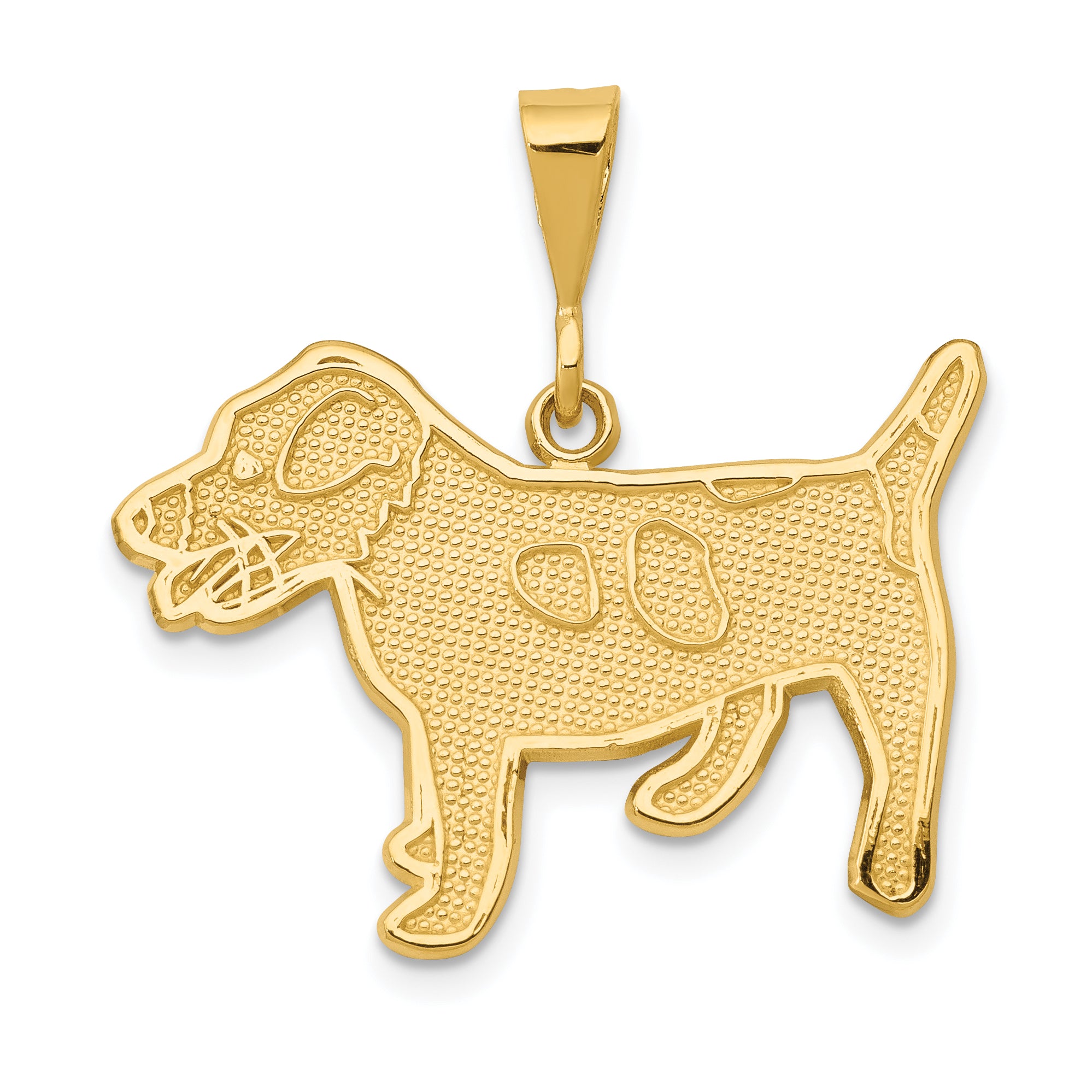 14k Jack Russell Terrier Dog Pendant Main image