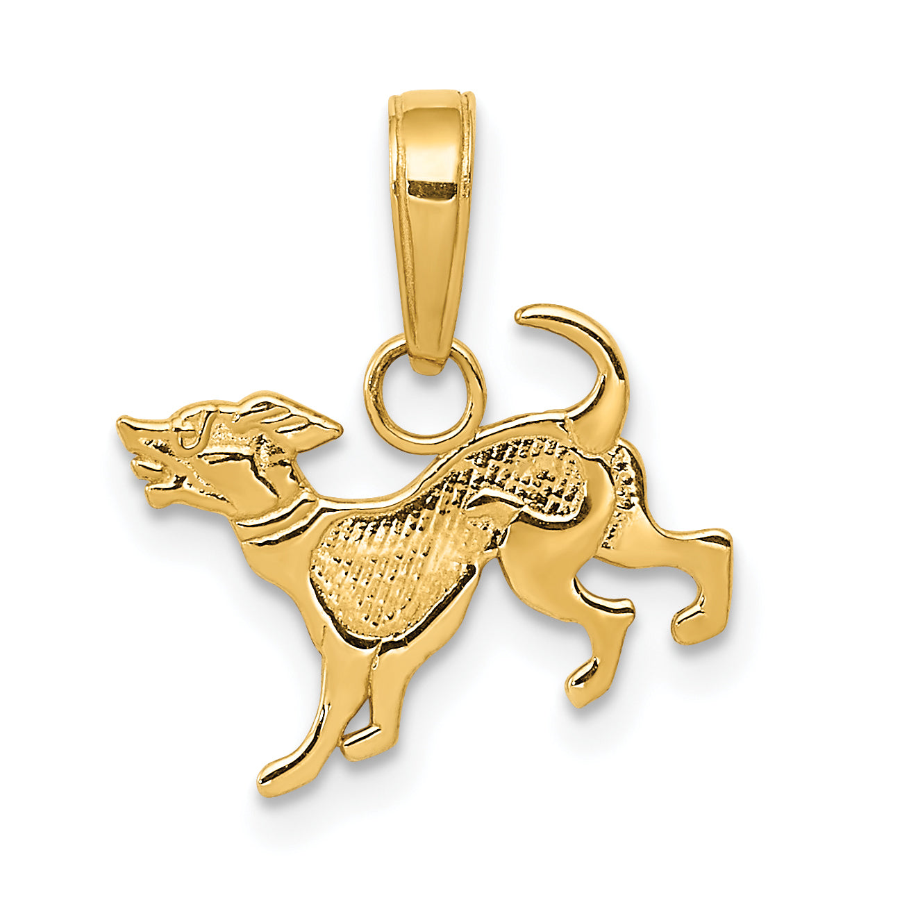 14k Dog Pendant Main image