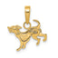 14k Dog Pendant