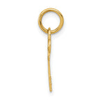 14K Gold Polished Letter E Charm by Sophia Jewelers Elegant Keepsake