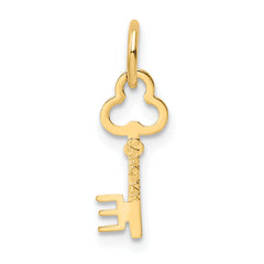 14K Gold Polished Letter E Charm by Sophia Jewelers Elegant Keepsake