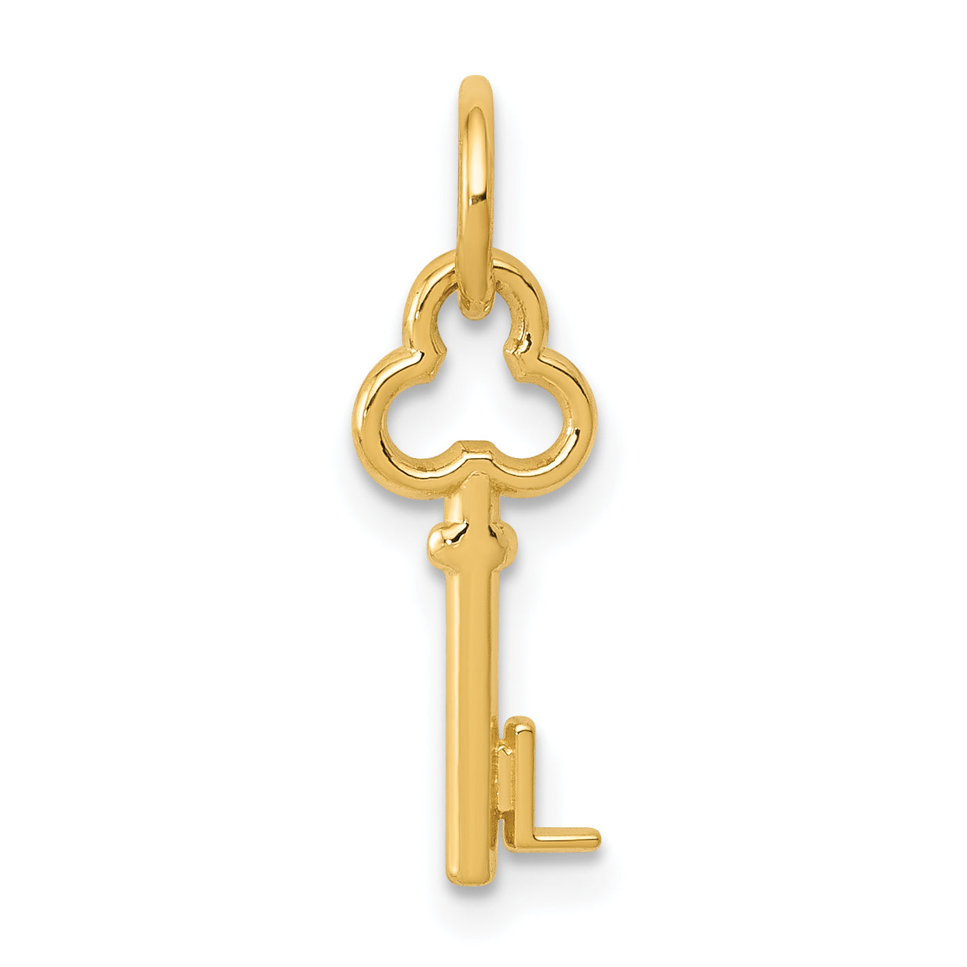 14k Key Letter L Initial Charm Main image