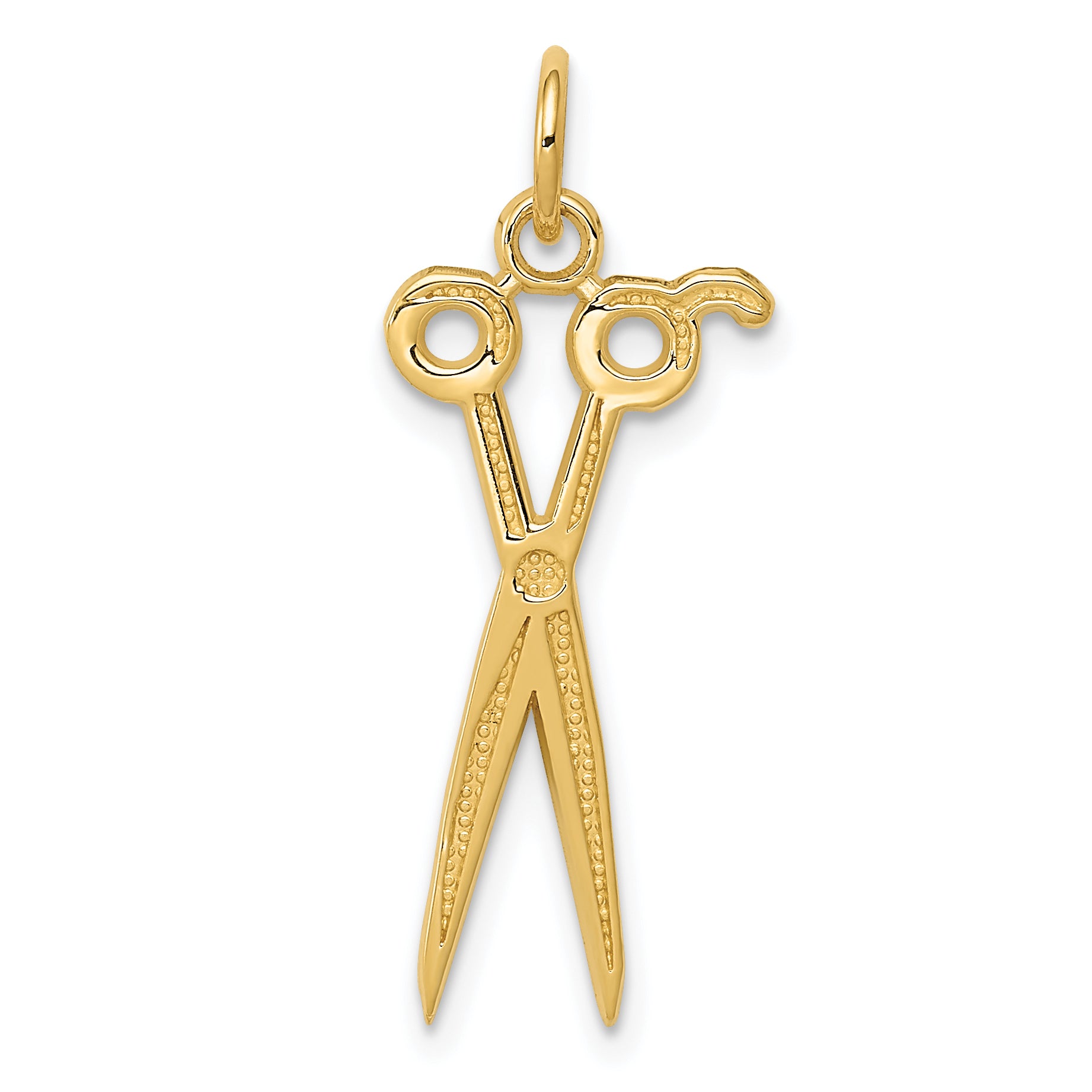 14k Scissors Charm