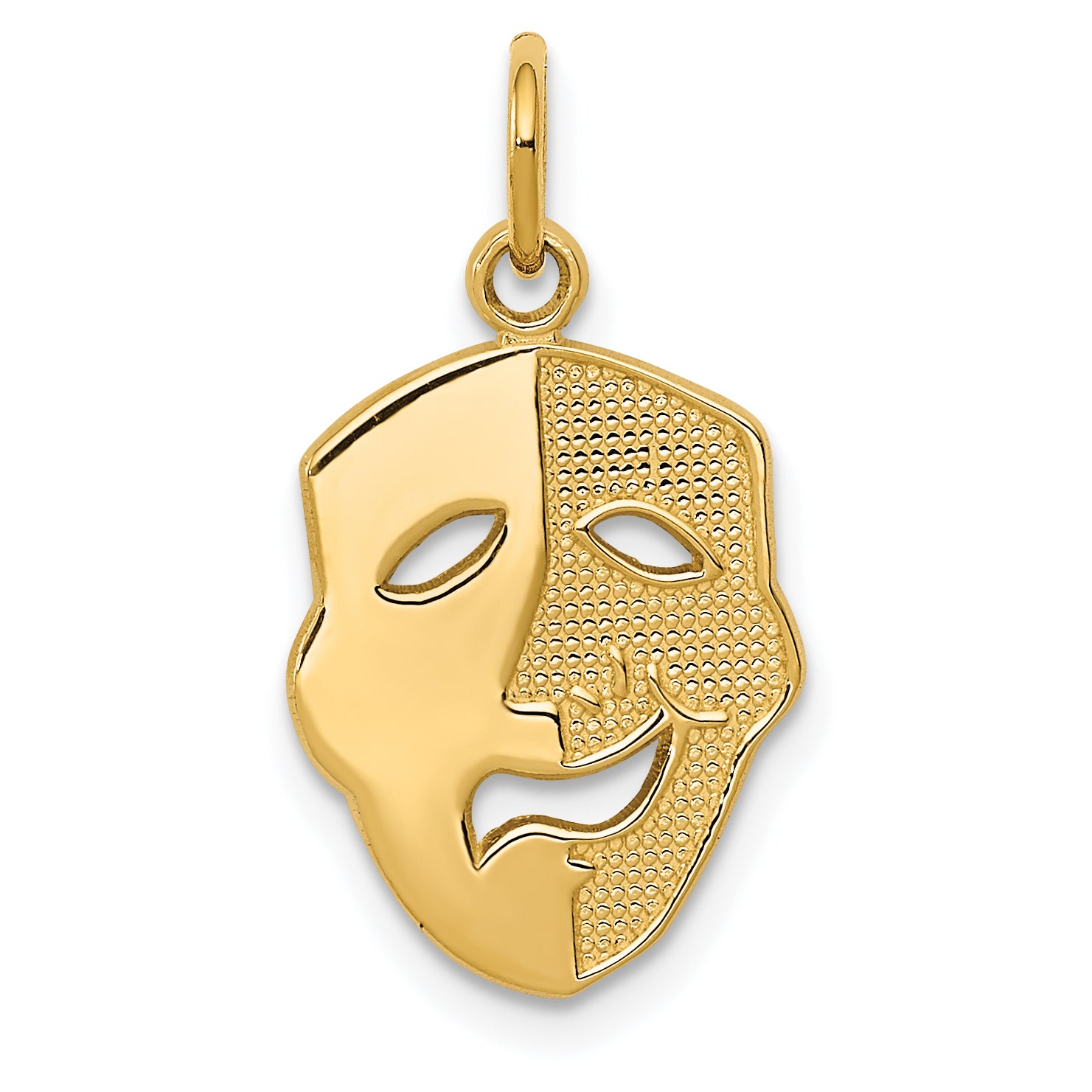 14k Comedy Mask Charm Main image