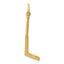 14k Goalie Stick Charm