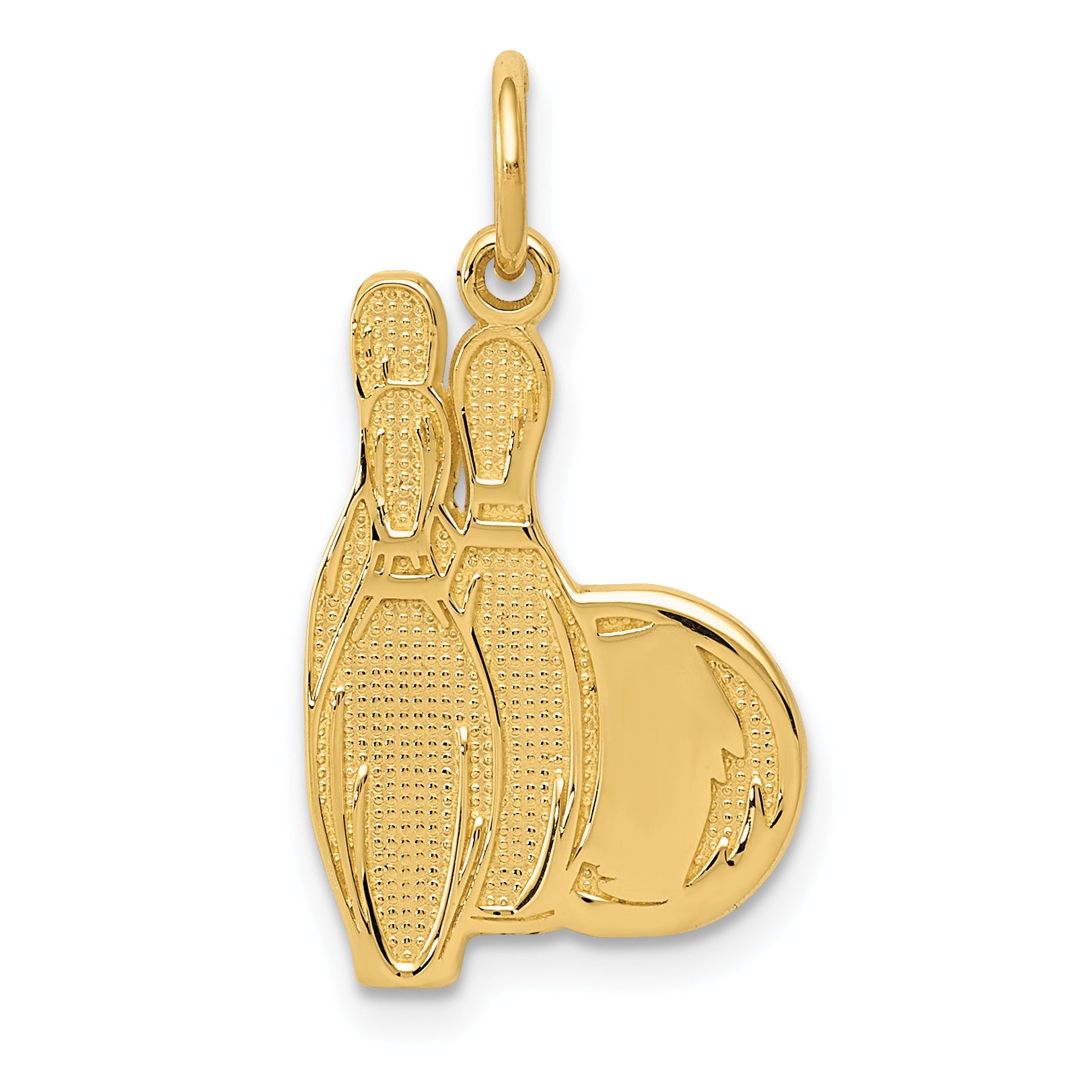 14k Bowling Pins Charm Main image