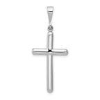 14k White Gold Cross Pendant