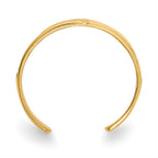 14K Footprints Toe Ring