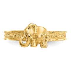 14K Elephant Toe Ring