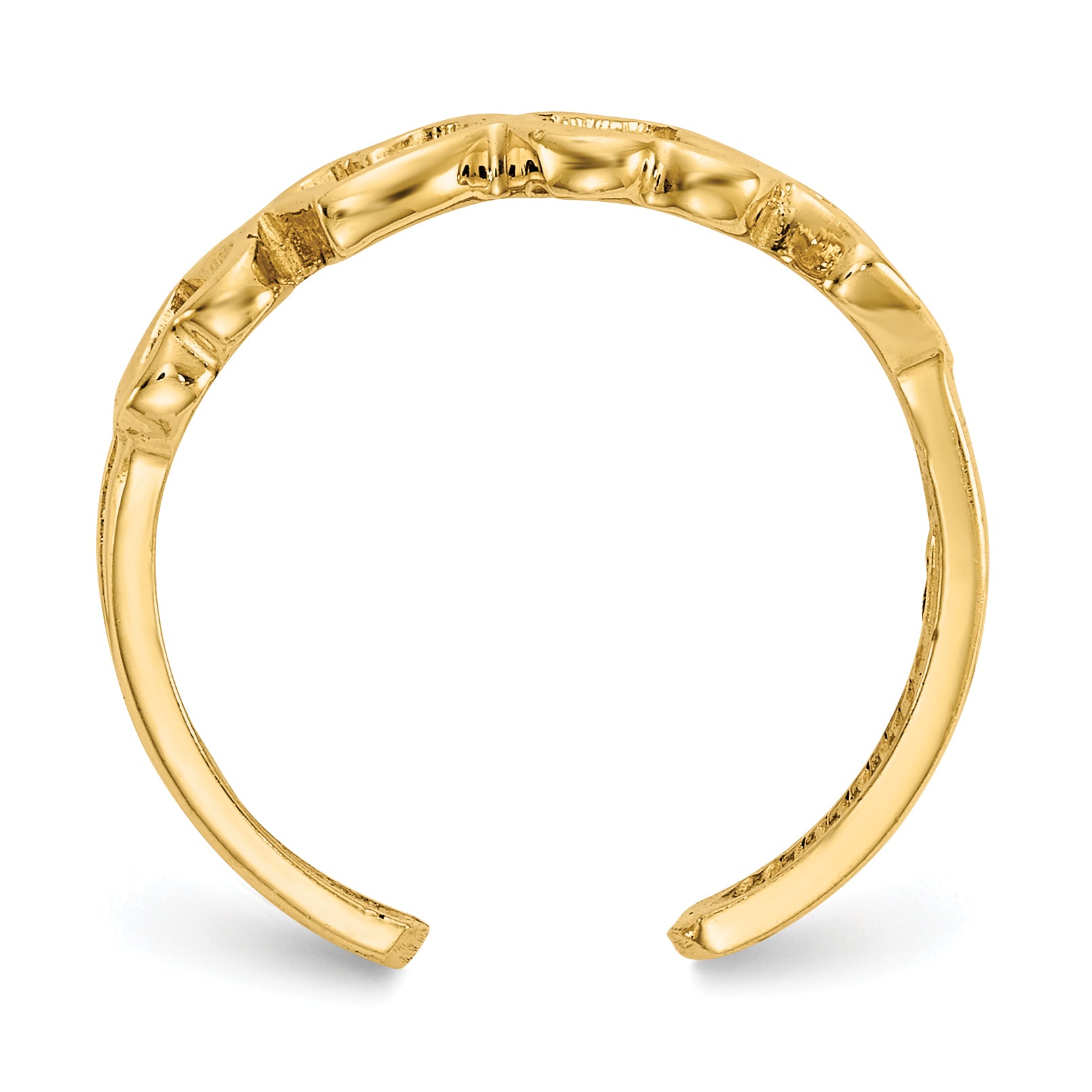 14K Heart Toe Ring Secondary image