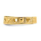 14k Heart Design Toe Ring