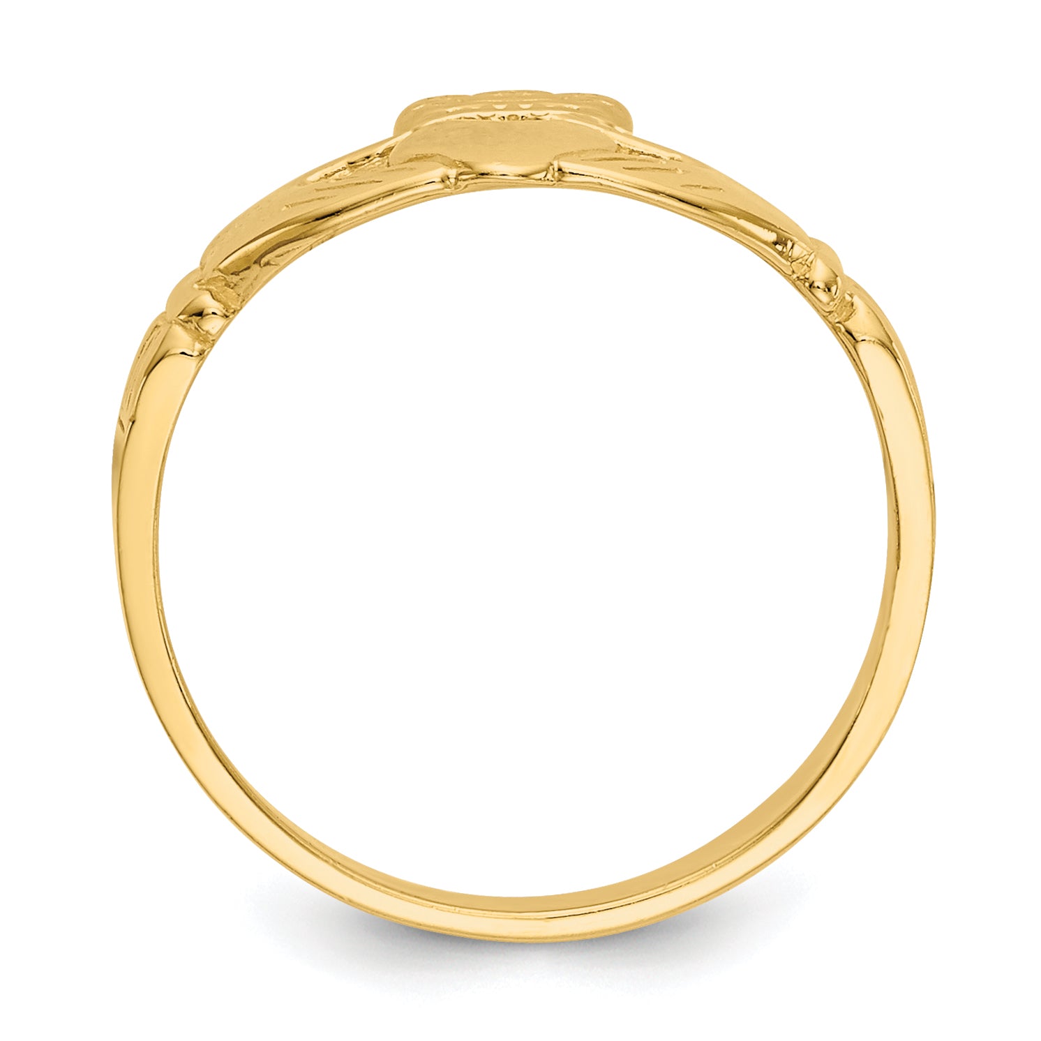 14k Baby Claddagh Ring Secondary image