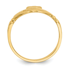 14k Baby Claddagh Ring - 3