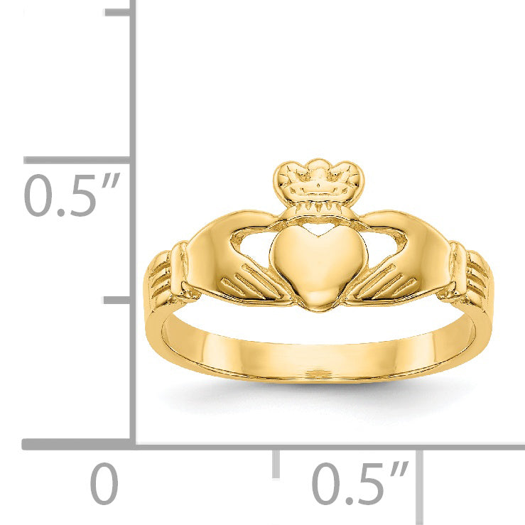 14k Baby Claddagh Ring