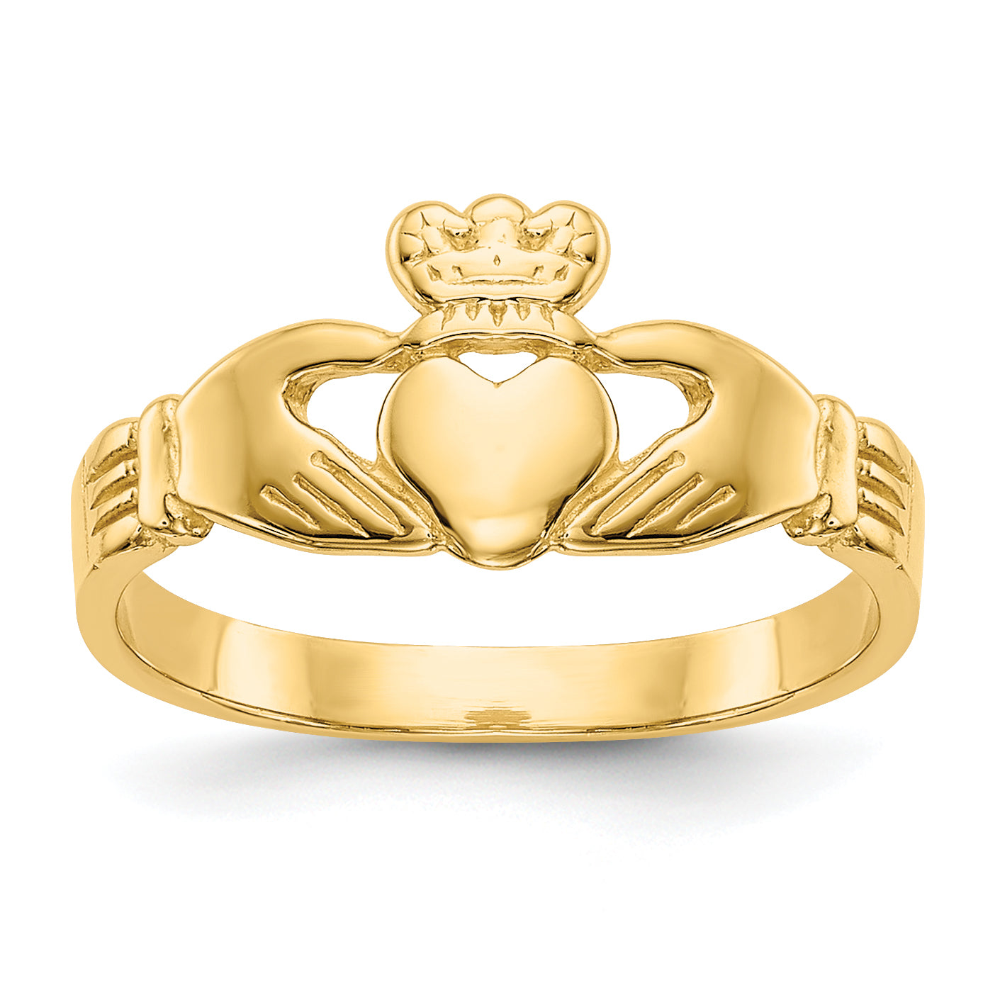 14k Baby Claddagh Ring Main image