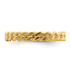 14k Chain Link Band Ring