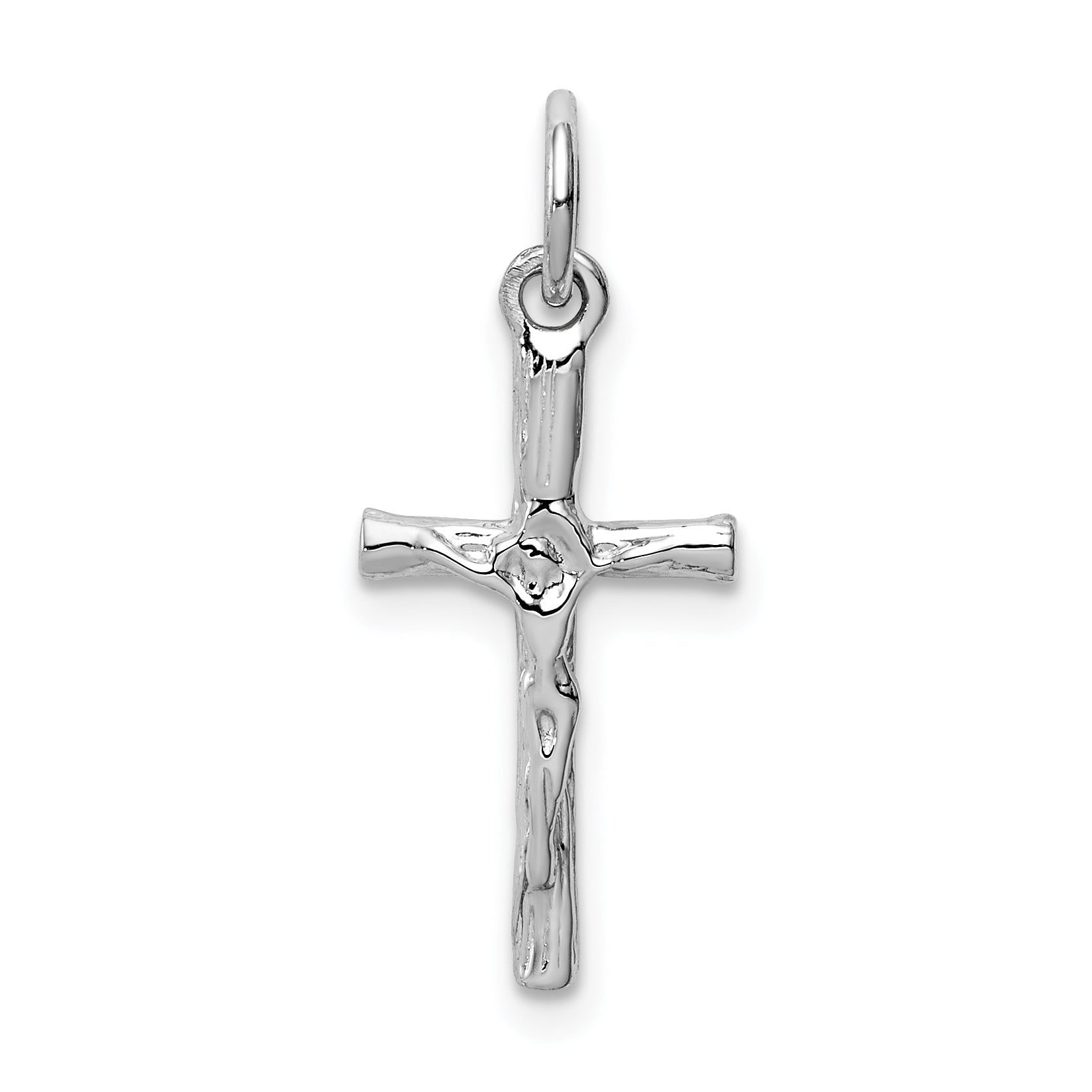 14k White Gold Crucifix Pendant Main image