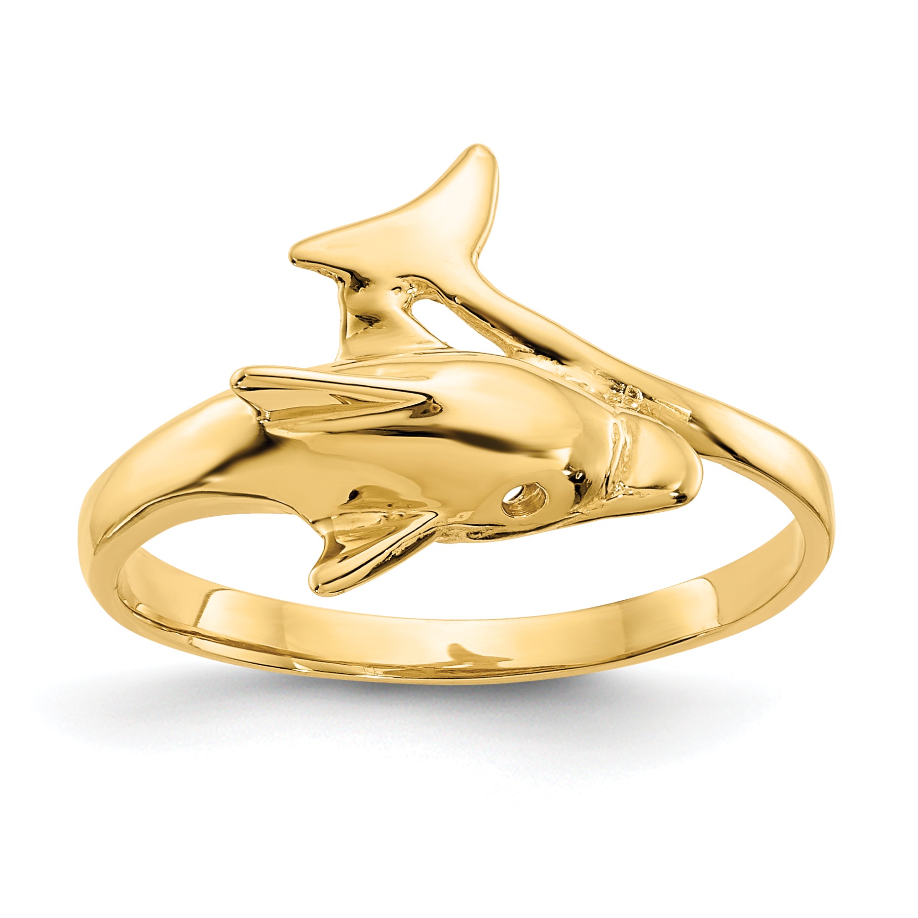 14k Dolphin Ring Main image
