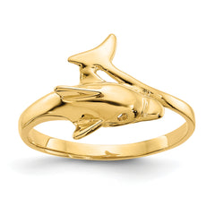 14k Dolphin Ring